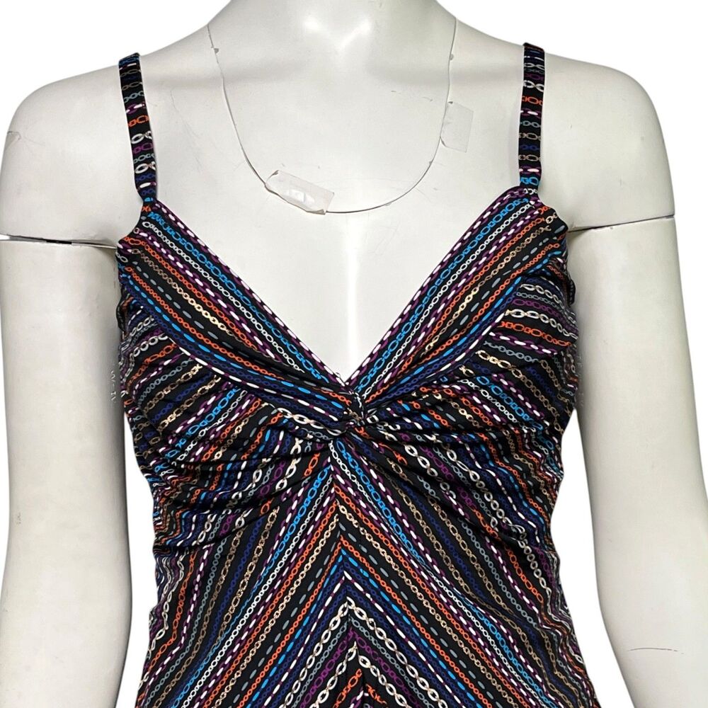 Miraclesuit Love Knot Tankini Top 10 Shimmer Links Underwire Slimming Swimwear - Picture 3 of 9